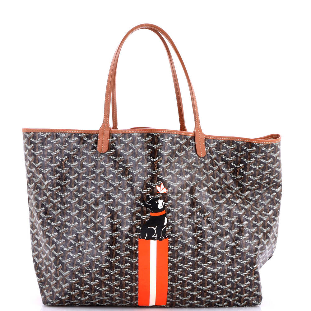 Goyard GM Saint Louis Tote Printed Coated Canvas